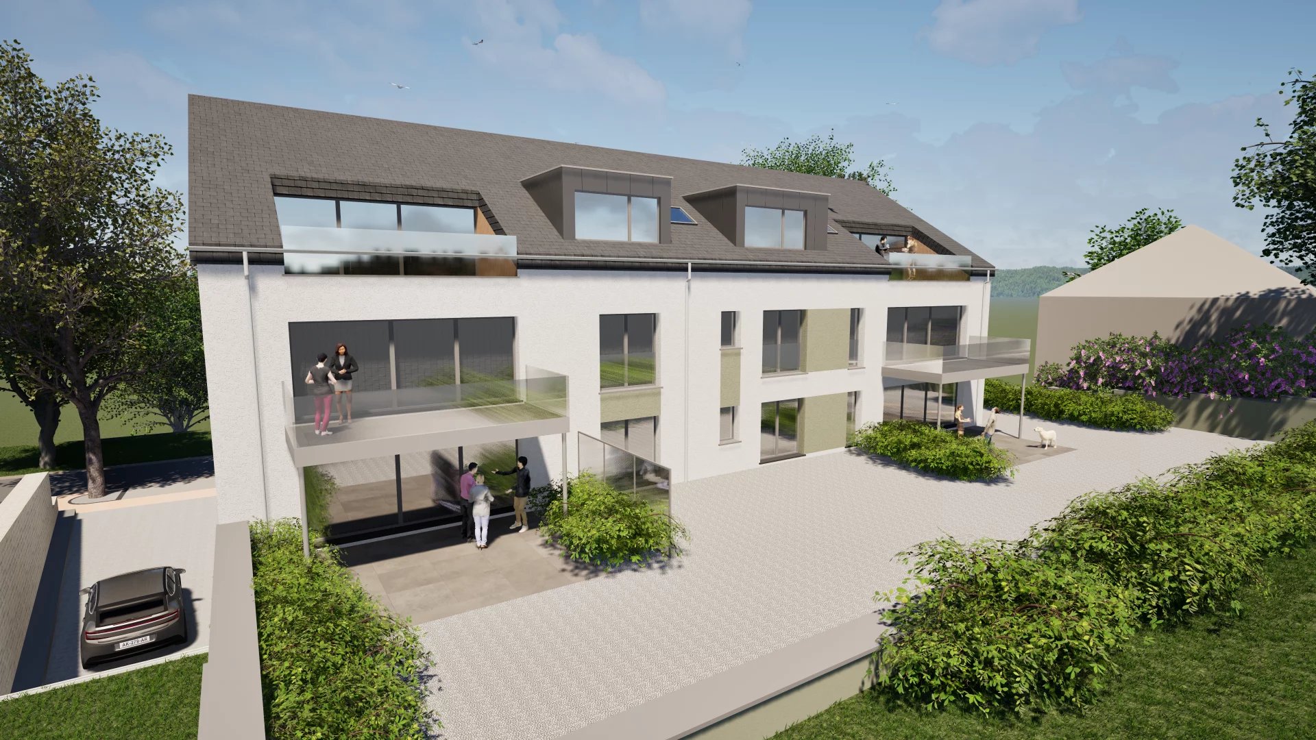 VORPREMIERE : Residenz „Montréal“ in Redange-sur-Attert – Los 6