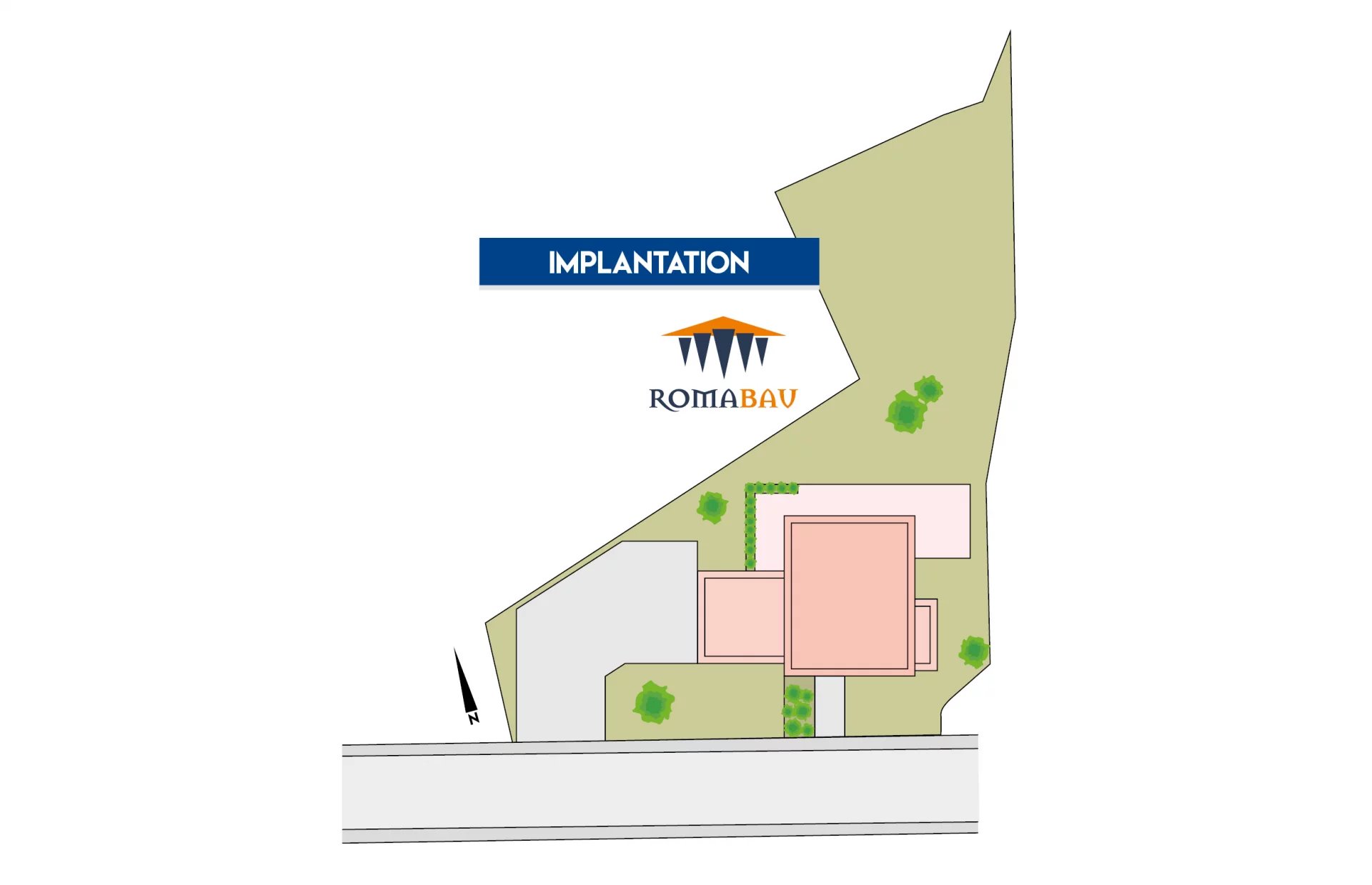 Baugrundstück in Harlange